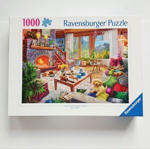 Cozy Cabin 1000-piece puzzle by Ravensburger